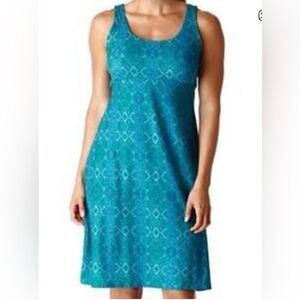 Prana holly athletic dress size M shelf bra Blue athleisure performance